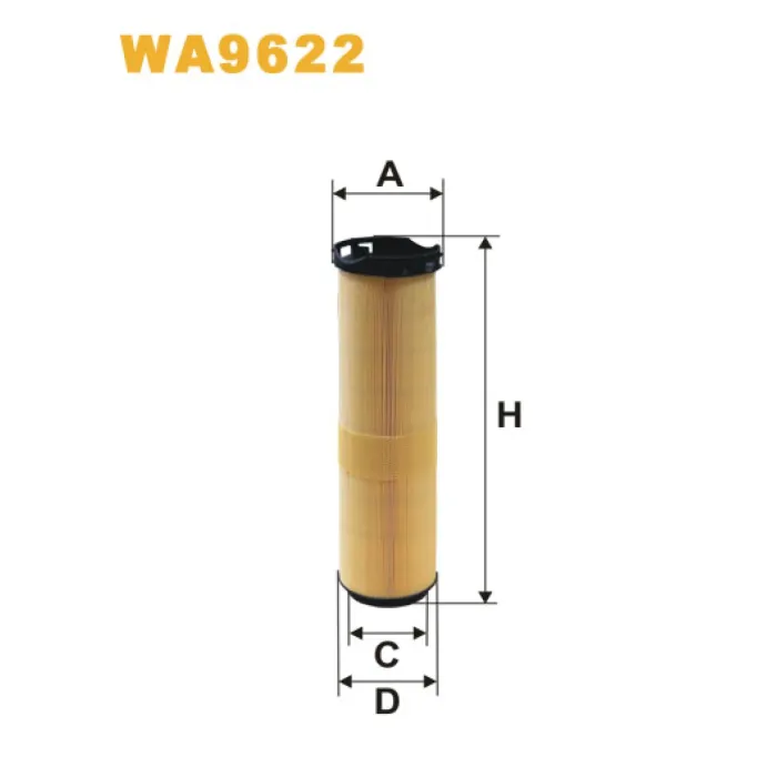 Фільтр повітря Wix Filters (WA9622) (Mercedes E (W/S211))