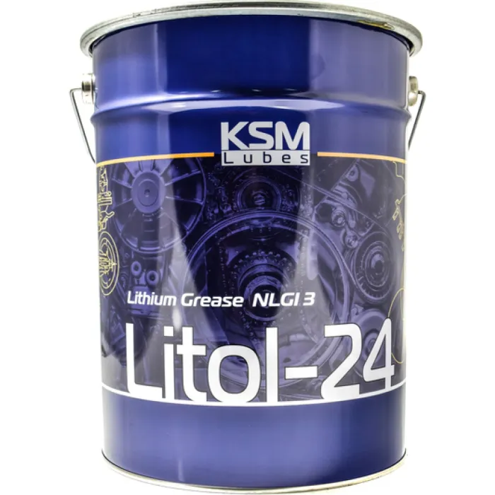 Мастило універсальне KSM Літол-24 Premium пластичне літієве коричневе 17 кг