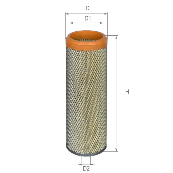 Фільтр повітря Еталон TATA, JOHN DEERE 4000-Serie внутрішній Alpha Filter (AF0750B)