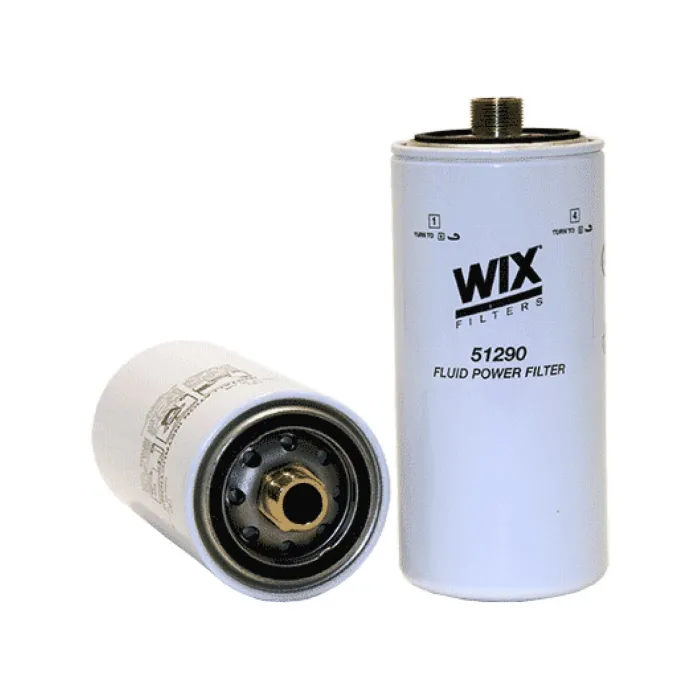 Фільтр оливи Wix Filters (51290) - (Case, Hitachi, John Deere, Samsung (24X1.5 Male Adapter Attached))