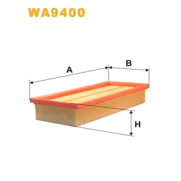 Фільтр повітря Wix Filters (WA9400) - (Fiat Panda II; Lancia Ypsilon)