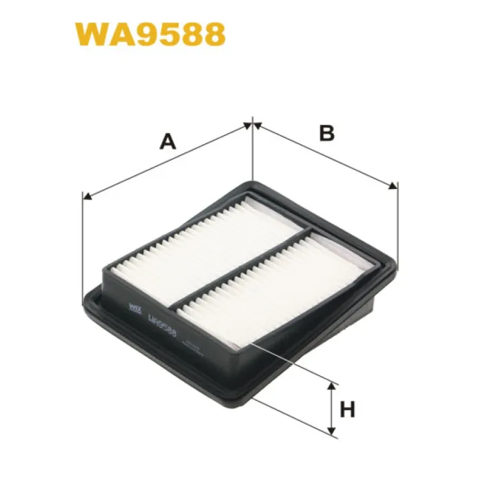 Фільтр повітря Wix Filters (WA9588) - (Honda Jazz II)