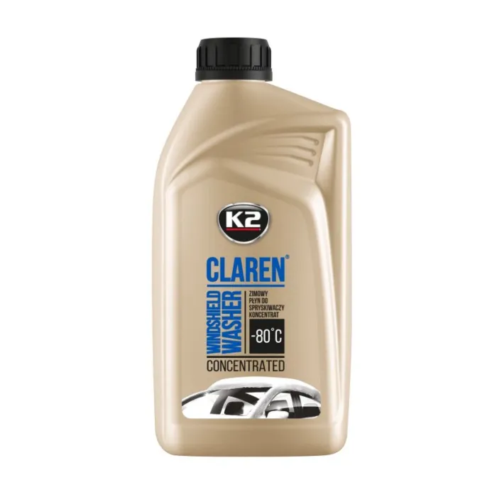 Омивач скла зимовий K2 Claren Windshield Washer -80 °С з нейтральним ароматом концентрат 1 л (K611)