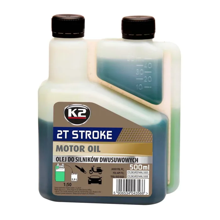 Олива моторна K2 2T Stroke Oil Green 500 мл (O528GREENML500E)