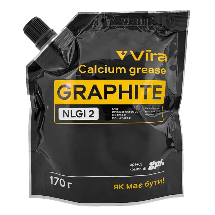 Мастило універсальне VIRA Графітне пластичне чорне 170 г (VI0621)