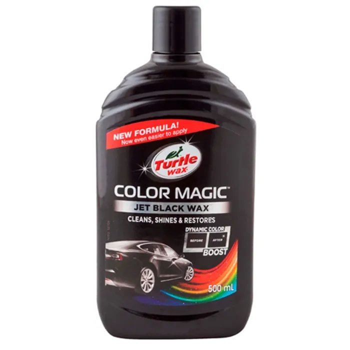 Поліроль для кузова TURTLE WAX Color Magic чорний 500 мл (52708)