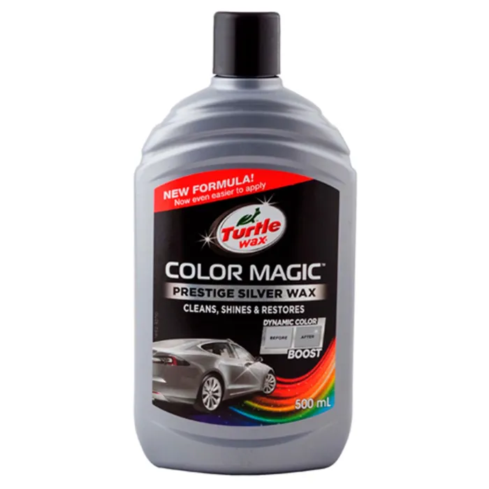 Поліроль для кузова TURTLE WAX Color Magic сріблястий 500 мл (52710)