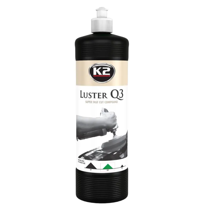 Паста для полірування кузова K2 Luster Q3 зелений металік 1000 г (L31000)