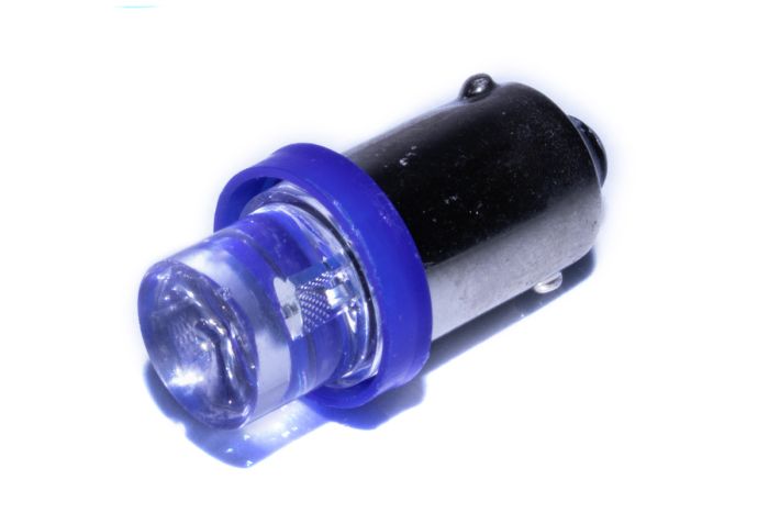 Светодиодная лампа AllLight T 8.5  1 диод LED BA9S 12V BLUE
