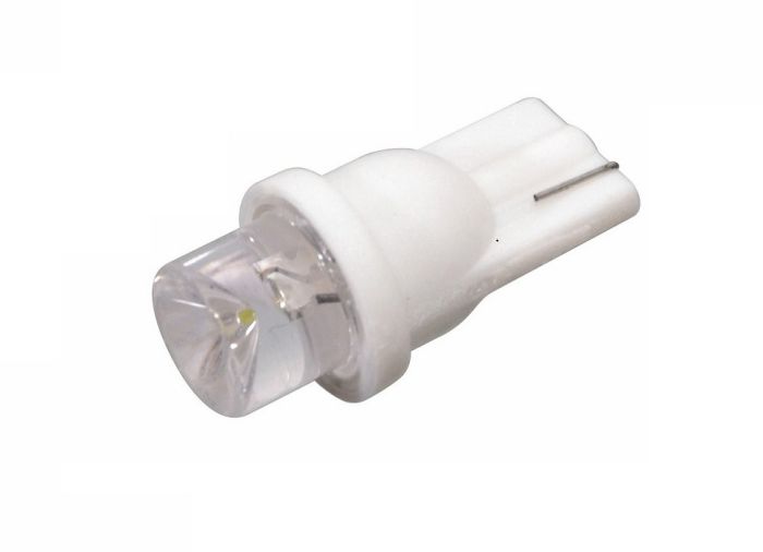 Светодиодная лампа AllLight T10  1 диод LED бц W2,1x9,5d 12V WHITE