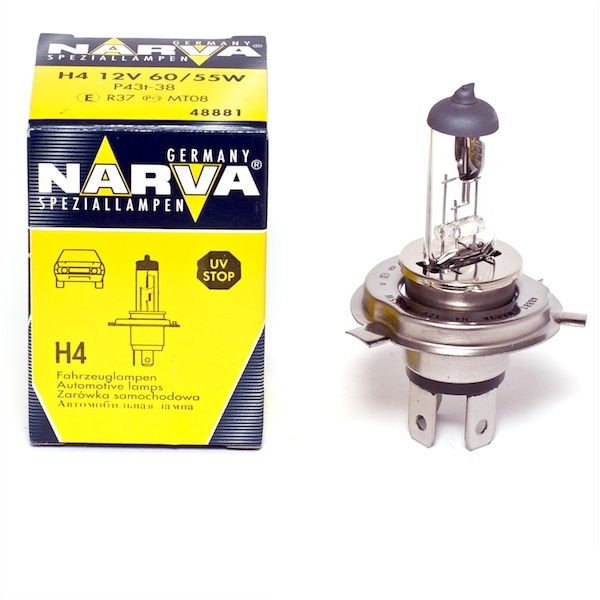 Галогеновая лампа NARVA 48881 H4 12V 60/55 W P43t