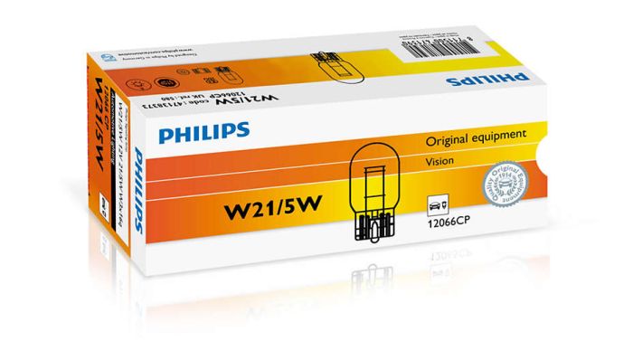 Указательная лампа накаливания PHILIPS 12066CP W21/5W 12V 21/5W W3X16q