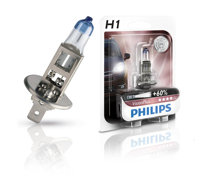 Галогеновая лампа PHILIPS 12258VPB1 H1 55W 12V P14,5s VisionPlus