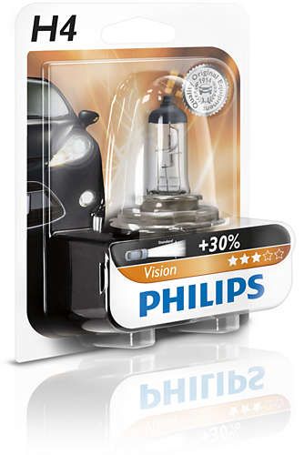 Галогеновая лампа PHILIPS 12342PRB1 H4 60/55W 12V P43t Premium