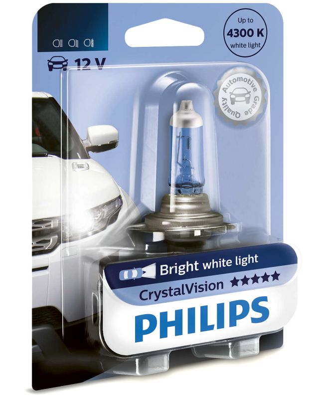 Галогеновая лампа PHILIPS 12362CVB1 H11 55W 12V PGJ19-2 CrystalVision