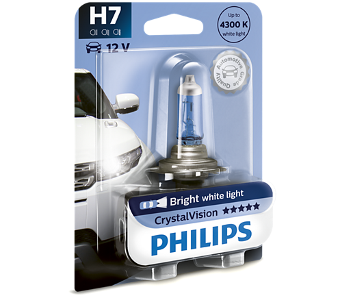 Галогеновая лампа PHILIPS 12972CVB1 H7 55W 12V PX26d CrystalVision