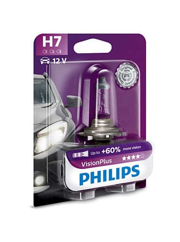 Галогеновая лампа PHILIPS 12972VPB1 H7 55W 12V PX26d VisionPlus