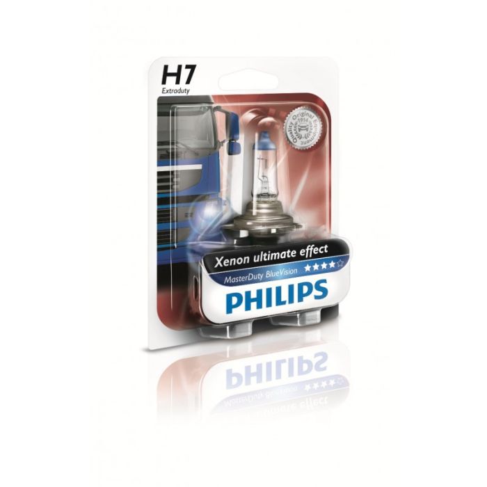 Галогеновая лампа PHILIPS 13972MDBVB1 H7 70W 24V PX26d MasterDuty BlueVision