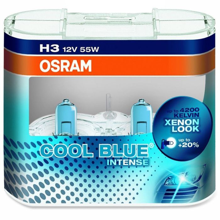 Комплект галогеновых ламп Osram 64151CBI H3 55W 12V PK22S 10X2 HardDuopet