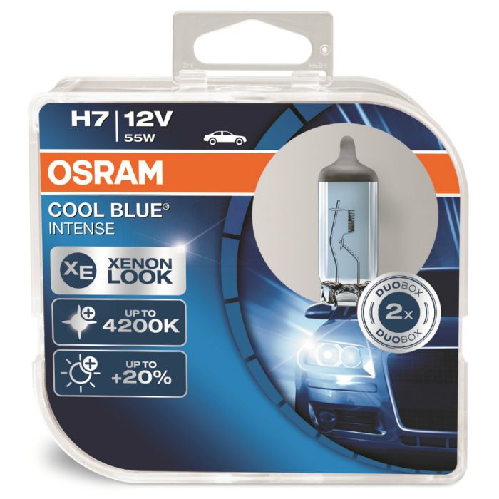 Комплект галогеновых ламп Osram 64210CBI H7 55W 12V PX26D 10X2 HardDuopet
