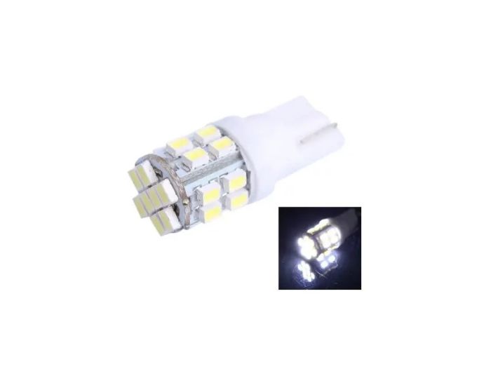 Светодиодная лампа AllLight T10 24 диода SMD 1206 W2,1x9,5d 12V WHITE