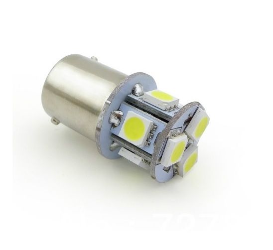 Светодиодная лампа AllLight T25/5 8 диодов 5050 1157 BA15S 12V WHITE