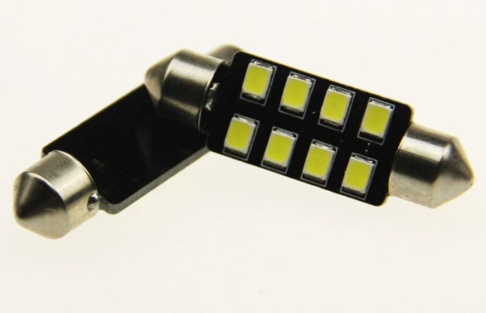 Светодиодная лампа AllLight T11  8 диодов SMD2835 S8.5 41mm 12V White