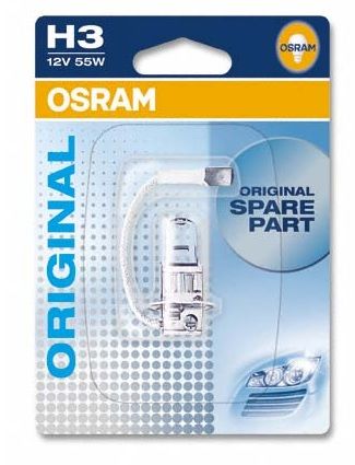 Галогеновая лампа OSRAM H3 64151-01B 55W 12V Pk22S 10X1 Blister