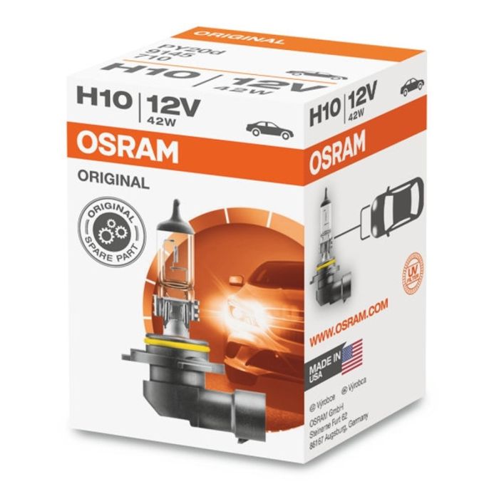 Галогеновая лампа OSRAM H10 9145RD 42W 12V PY20D 10X1