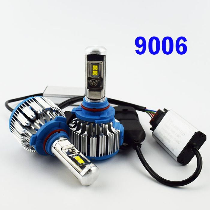 Комплект светодиодных ламп TurboLed T1 HB4 6000K 50W 12/24v CanBus с активным охлаждением