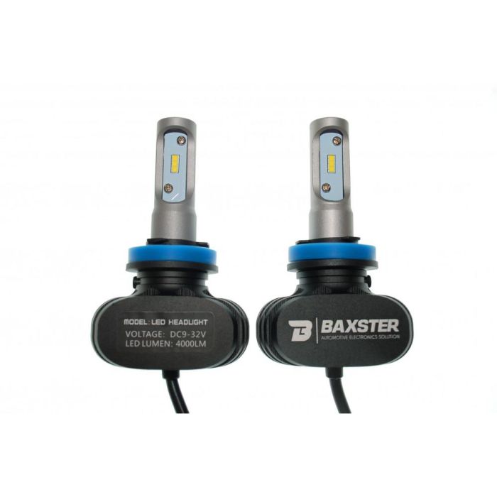 Комплект LED ламп BAXSTER S1 H11 6000K 4000lm с радиатором