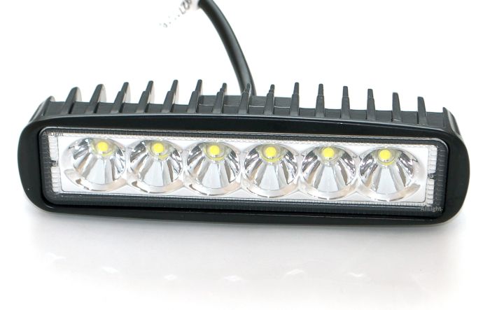 Светодиодная фара AllLight 07type 18W 6chip EPISTAR spot 9-30V