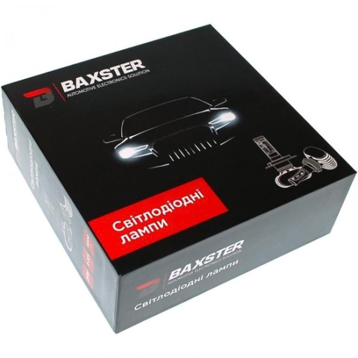 Комплект LED ламп BAXSTER P H7 6000K 3200lm с кулером