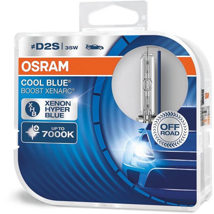 Комплект ксеноновых ламп OSRAM 66240CBB-DUO Cool Blue Boost D2S 85V 35W P32d-2 XENARC