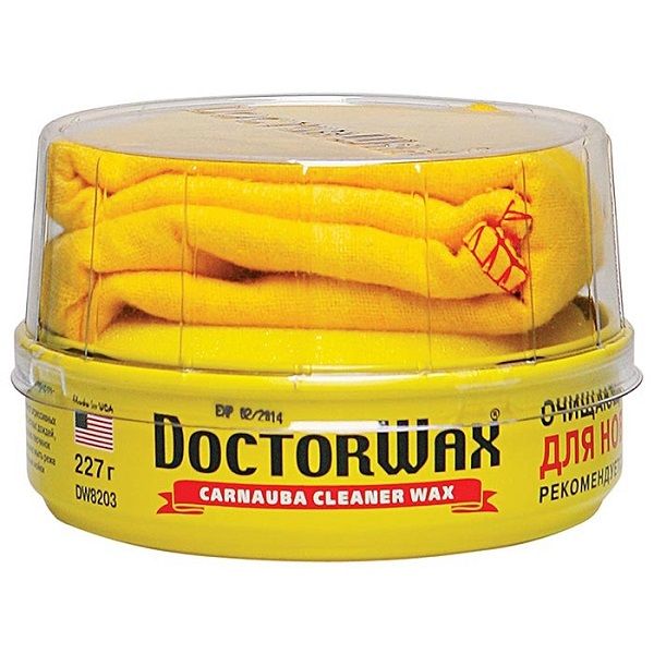 Полироль-защита Doctor Wax 8203 пастообразная очищающая с воском «Металлик» 227 г