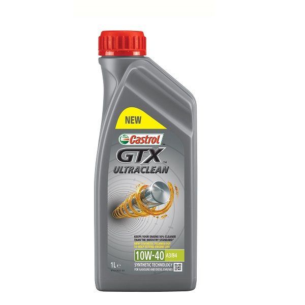 Масло моторное Castrol GTX UltraClean 10W-40 A3/B4 Benzin, Diezel 1 л