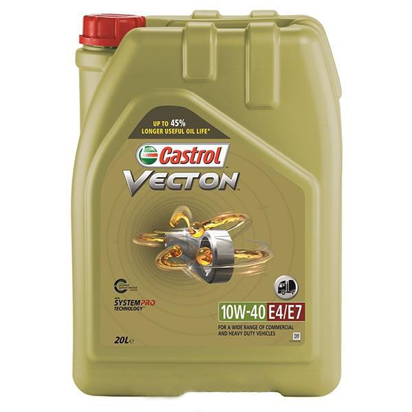 Масло моторное Castrol Vecton 10W-40 E4/E7 Diezel 20 л
