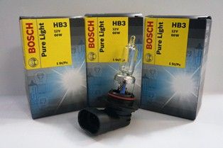 Галогеновая лампа BOSCH Pure Ligh HB3 60W 12V P20d (1987302152)