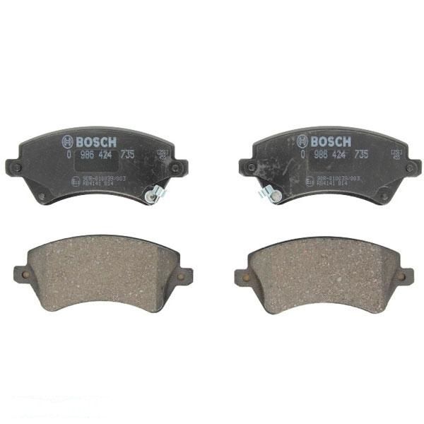 Тормозные колодки Bosch дисковые передние TOYOTA Corolla ''F ''>>02 0986424735