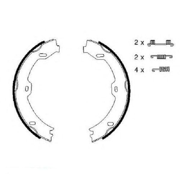 Тормозные колодки Bosch задние MB E-Class (W210,S210) -03 0986487584