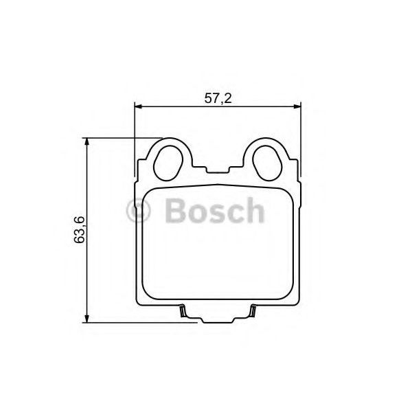 Тормозные колодки Bosch дисковые задние LEXUS GS,IS,SC 97 0986494231