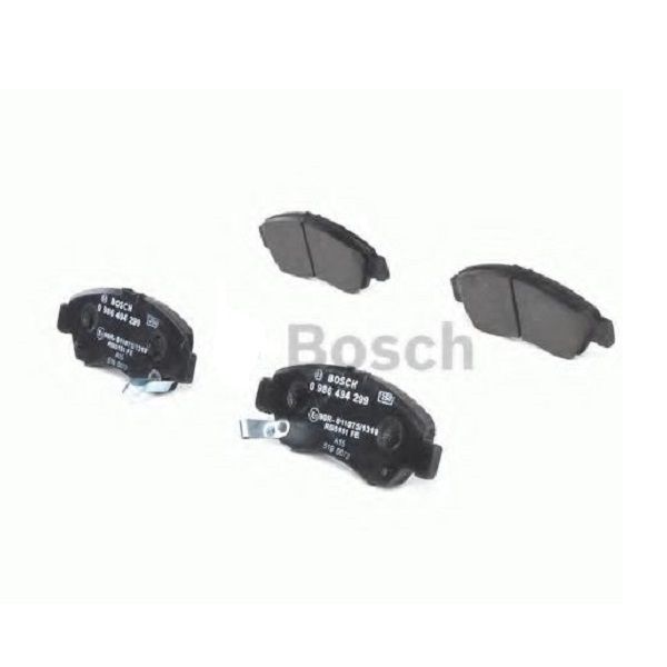 Тормозные колодки Bosch дисковые передние HONDA Civic "F "91-00 0986494299