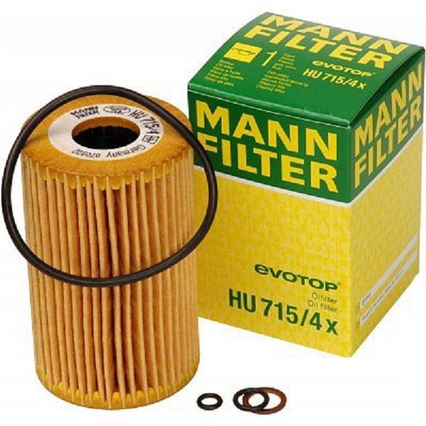 Масляный фильтр MANN HU715/4X