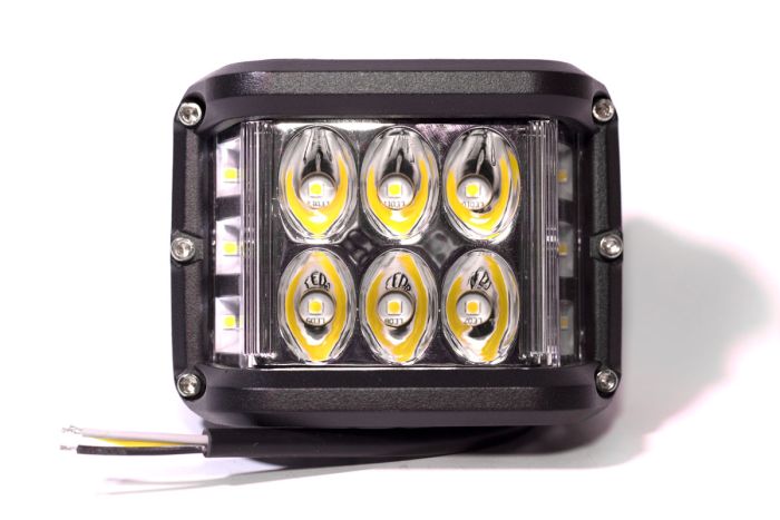 Светодиодная фара AllLight FG42-36W 12 chips 9-30V  нижний крепёж