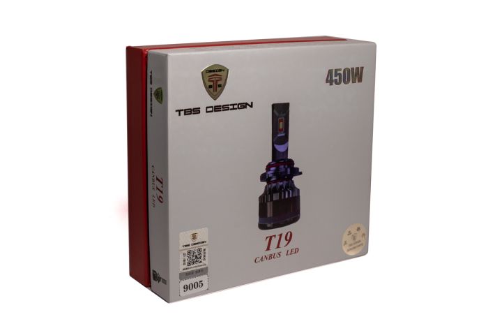 Комплект светодиодных ламп TBS Design T19 HB3 (P20d) Canbus 45W 9-32V 6000K