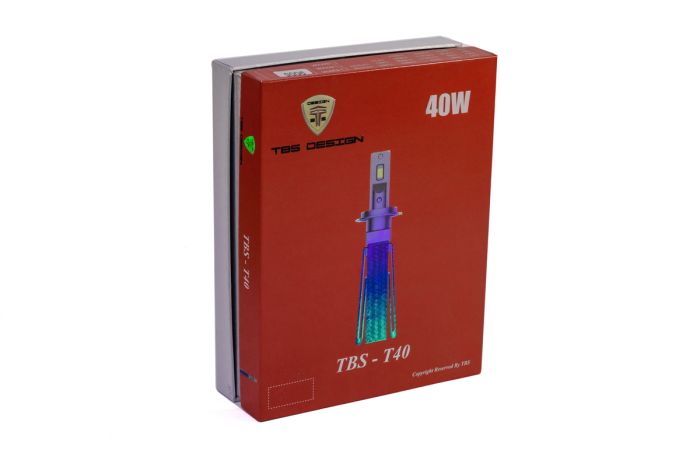 Комплект светодиодных ламп TBS Design T40 H11 (PGJ19-2) 80W 9-32V 6000K