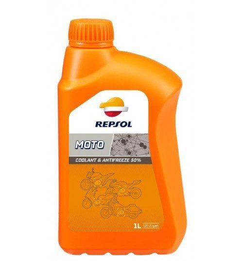 Охлаждающая жидкость Repsol MOTO COOLANT & ANTIFREEZE 50%, 1л / RP714W51