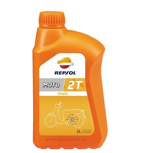 Масло моторное 2Т Repsol MOTO TOWN 2T, 1л  / RP151X51