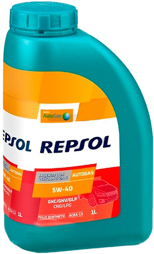 Масло моторное GAS 5W-40 1л REPSOL AUTO GAS CP-1 / RP033J51