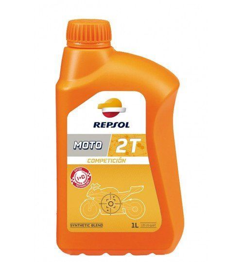 Масло для 2T двигателей Moto COMPETICION 1л REPSOL CP-1 / RP146Z51